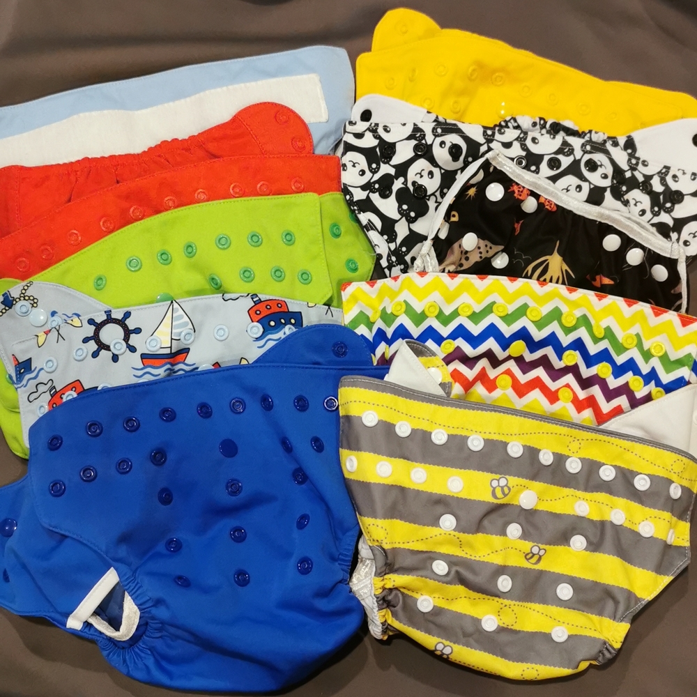 Cloth diaper COVERS bundle - Picture 1 of 3